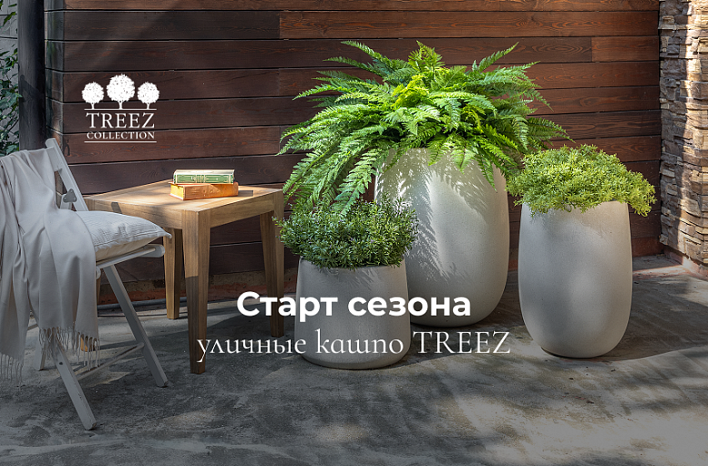 Старт сезона: уличные кашпо